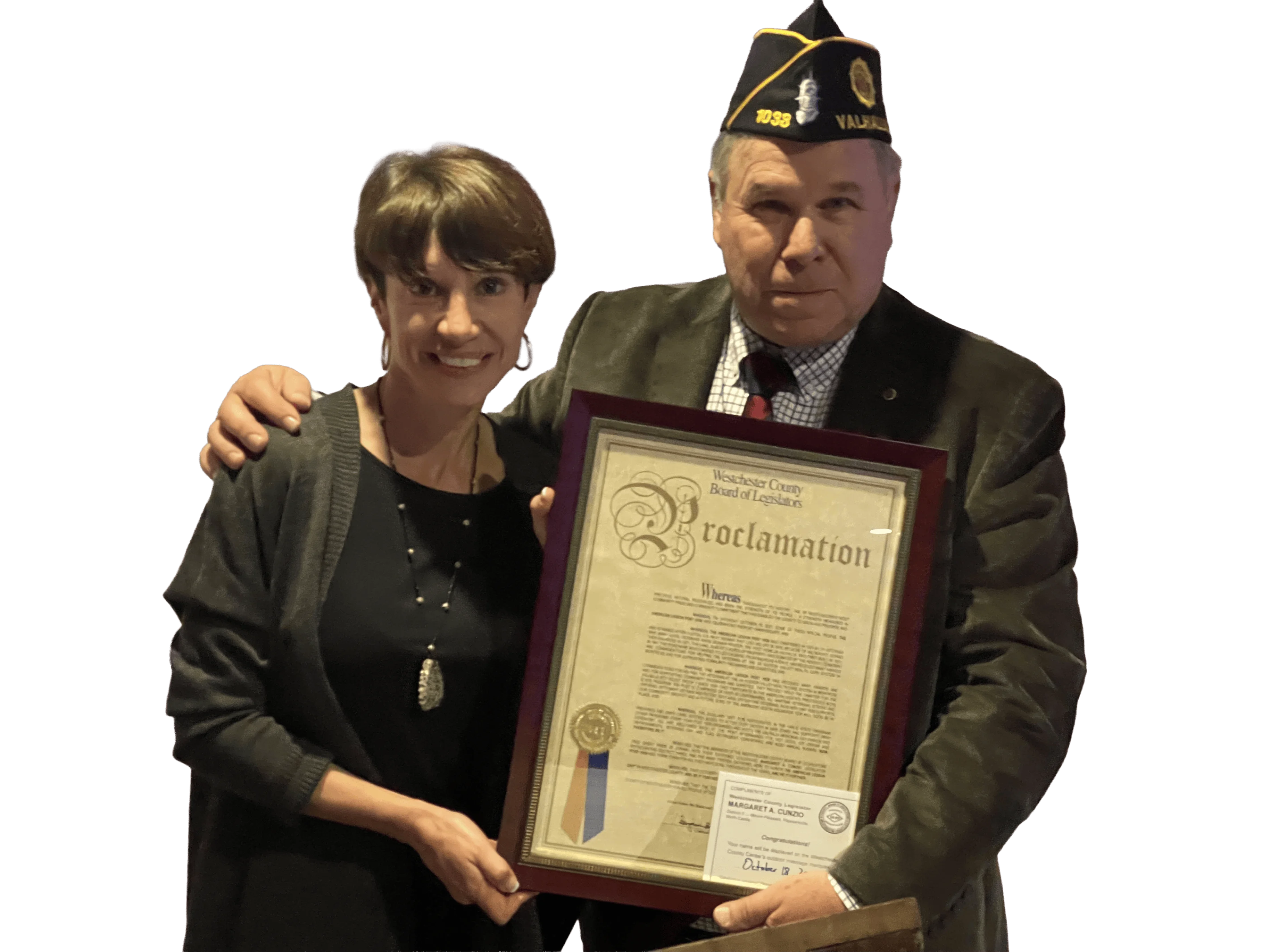 Veteran proclamation ceremony