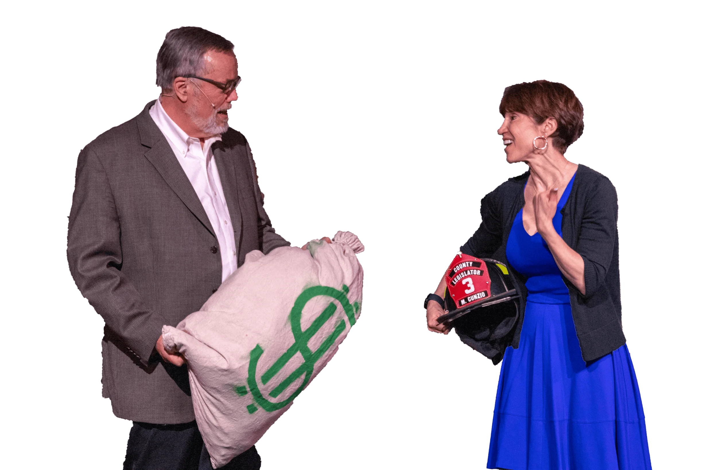 Pleasantville Mayor Peter Scherer and Margaret Cunzio — Arc Stages Gala