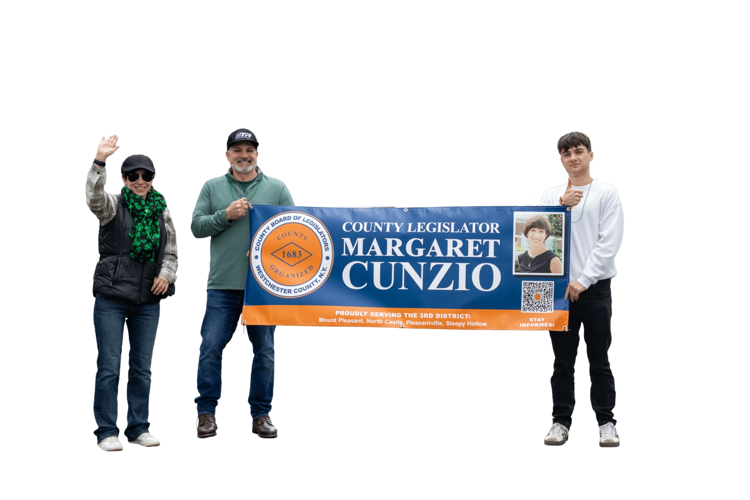 Margaret Cunzio at community parade
