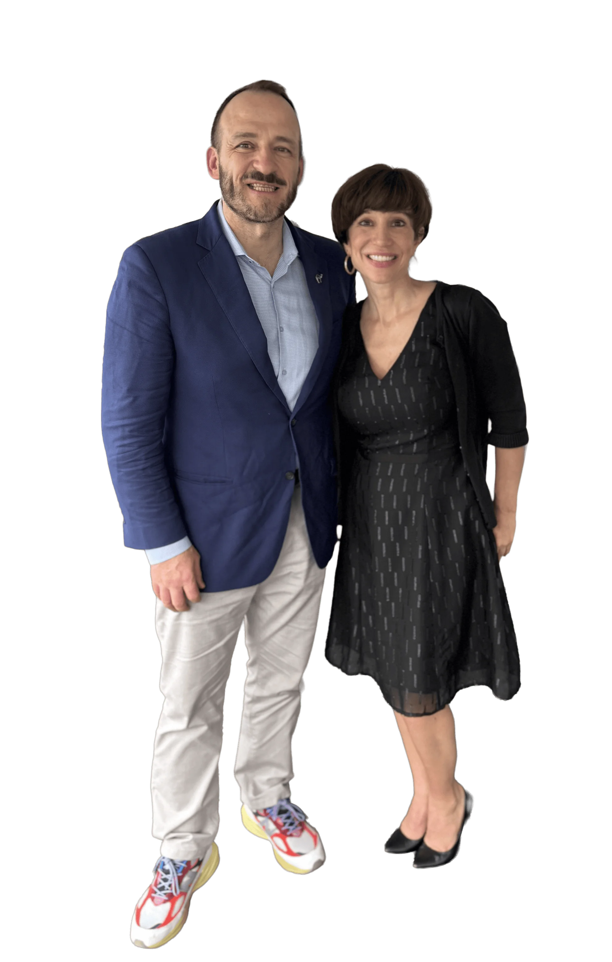 BOL Chairman Vedat Gashi and Margaret Cunzio — Arc Stages Gala